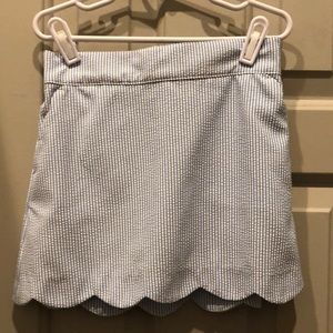 Vineyard Vines blue/white little girls skort